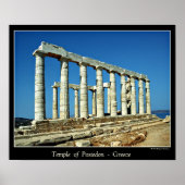 POSIEDONTEMPEL POSTER (Vorne)