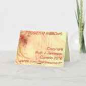 POSIEN N' RIBONNEN FEIERTAGSKARTE (Rückseite)