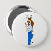 posierend Bunnygirl Button (Vorne & Hinten)