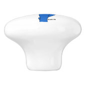 posierend Bunnygirl Keramikknauf (Seitenansicht)