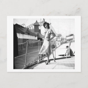 Posing 1930 Mode Vintage Postkarte