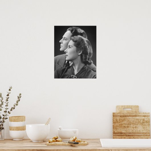Posing Couple Poster (Küche)