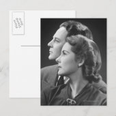 Posing Couple Postkarte (Vorne/Hinten)