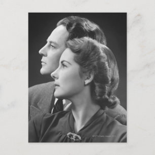Posing Couple Postkarte