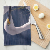 Posing Egrets Handtuch (Viertel Falte)