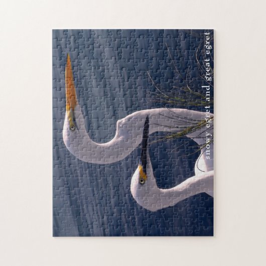 Posing Egrets Puzzle (Vertikal)