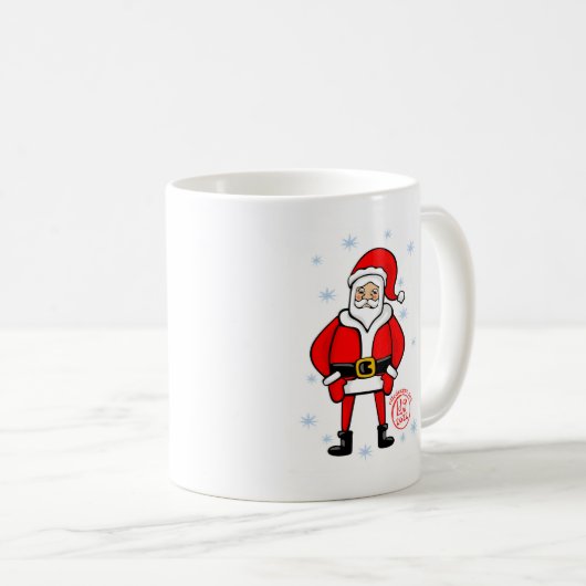 Posing Santa Kaffeetasse (VorderseiteRechts)