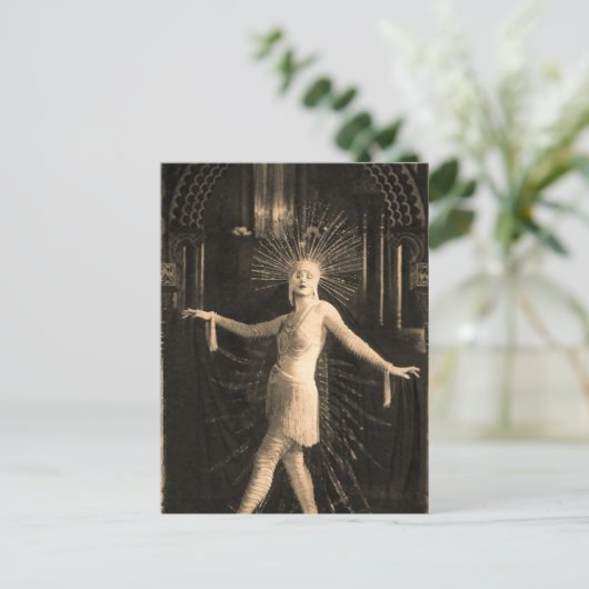 Posing With Starburst Postkarte (Stehend Vorderseite)