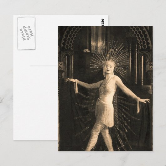 Posing With Starburst Postkarte (Vorne/Hinten)