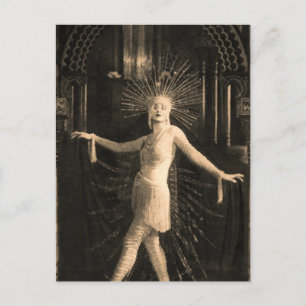 Posing With Starburst Postkarte