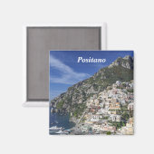 Positano am Meer Magnet (Vorderseite/Rückseite)