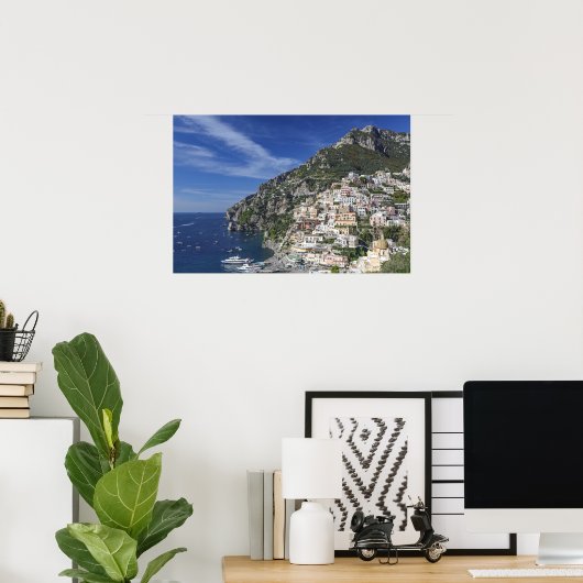 Positano am Meer Poster (Heimbüro)