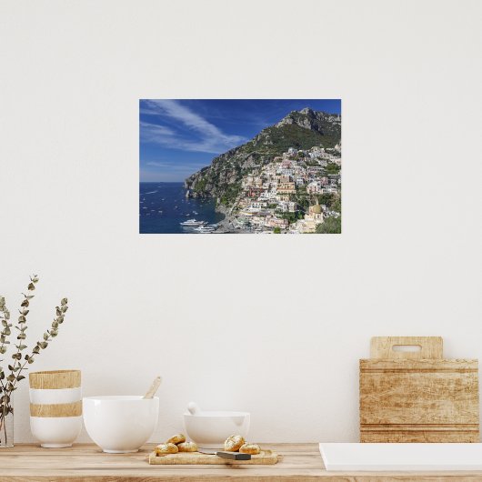 Positano am Meer Poster (Küche)
