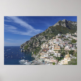 Positano am Meer Poster