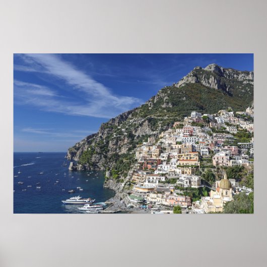 Positano am Meer Poster (Vorne)