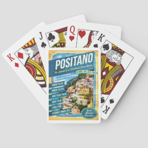 POSITANO AMALFI COASTPLAYING CARDS SPIELKARTEN
