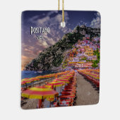 Positano Amalfi Europa Reise-Andenken-Foto Keramikornament (Rechts)
