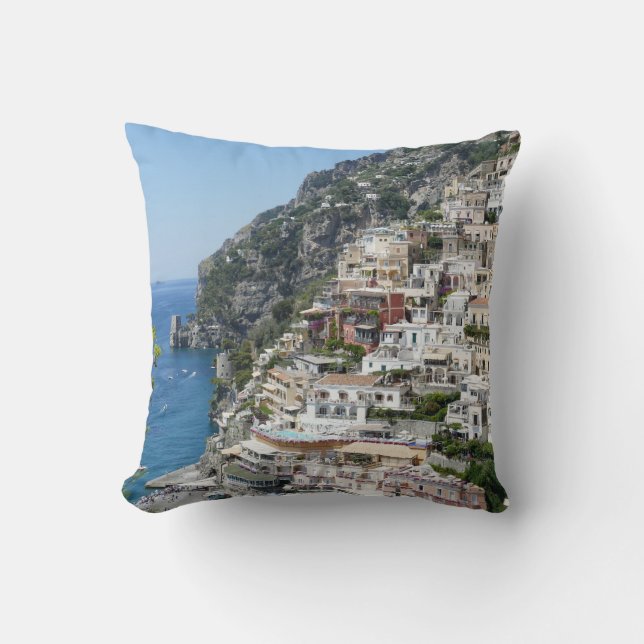 Positano, Amalfi-Küste Italien Kissen (Vorderseite)