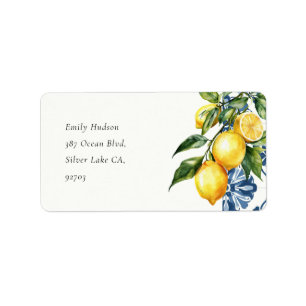 Positano Amalfi-Küste Italienisches Label Adressaufkleber