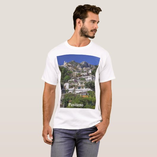 Positano auf dem Berg T-Shirt (Vorne ganz)