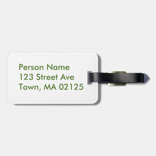 Positano Beach Gepäckanhänger (Rückseite horizontal)