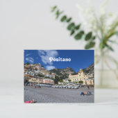 Positano Beach Postkarte (Stehend Vorderseite)