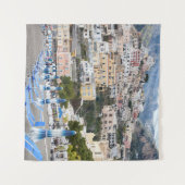 Positano Beach Umbrellas Traum #1 #travel #wall Wandteppich (Vorderseite (Horizontal))