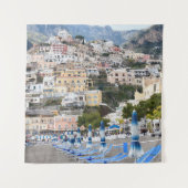 Positano Beach Umbrellas Traum #1 #travel #wall Wandteppich (Vorderseite)