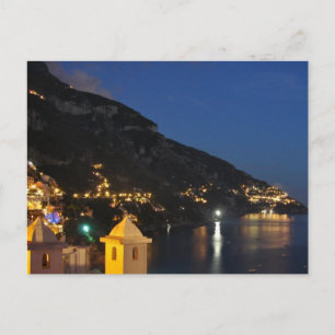 Positano bei Nacht Postkarte