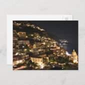 Positano bei Nacht Postkarte (Vorne/Hinten)