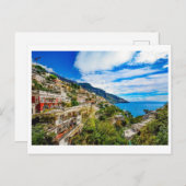 Positano Coast Feiertagspostkarte (Vorne/Hinten)