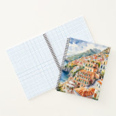 Positano: Die italienische Amalfiküste mit Aquarel Notizblock (Innenseite)
