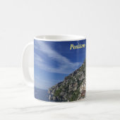 Positano durch das Meer Kaffeetasse (Vorderseite Links)