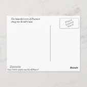 Positano durch das Meer Postkarte (Rückseite)