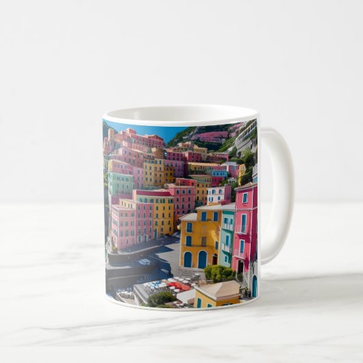 Positano Escape Tasse | Keramik Amalfi Küste Lands (VorderseiteRechts)