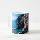 Positano Escape Tasse | Keramik Amalfi Küste Lands (Vorderseite Links)
