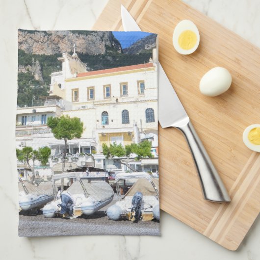 Positano Geschirrtuch (Viertel Falte)