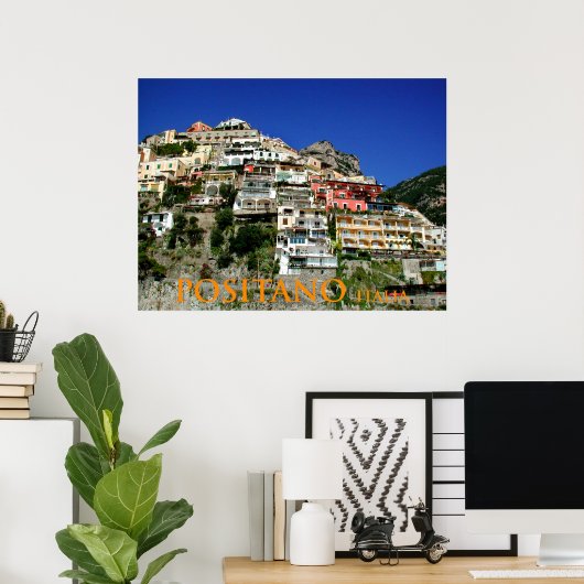 Positano italia poster (Heimbüro)