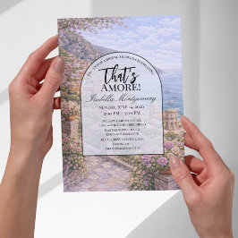 Positano Italian Themed Bridal Shower Einladung