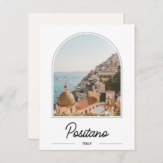 Positano Italien Amalfi Küste Postkarte (Vorne/Hinten)