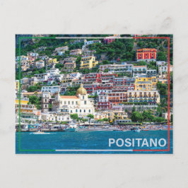 Positano - Italien Feiertagspostkarte