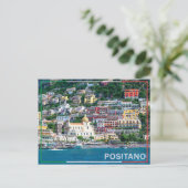 Positano - Italien Feiertagspostkarte (Stehend Vorderseite)