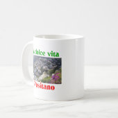 Positano Italien Kaffeetasse (Vorderseite Links)