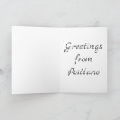 Positano, Italien Karte (Innenseite)