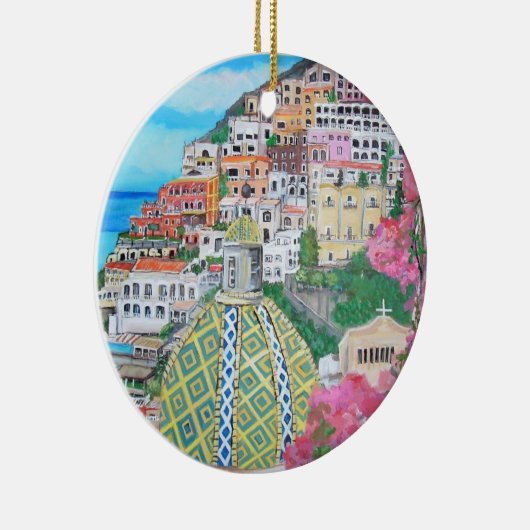 Positano, Italien Keramikornament (Rechts)