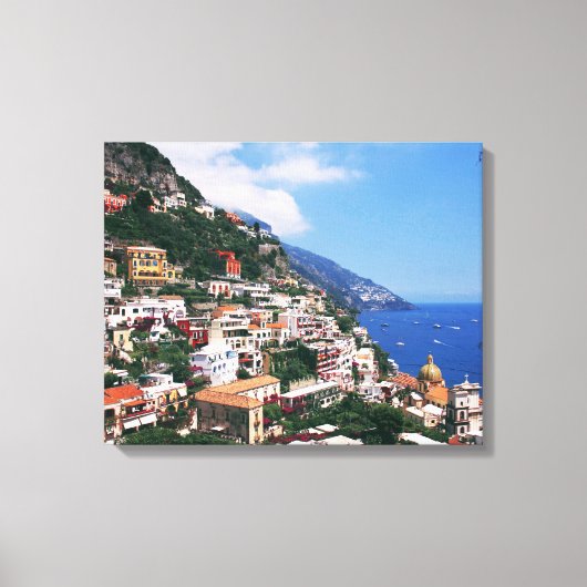 Positano, Italien Leinwanddruck (Vorderseite)