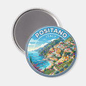 Positano Italien Magnet (Vorderseite/Rückseite)