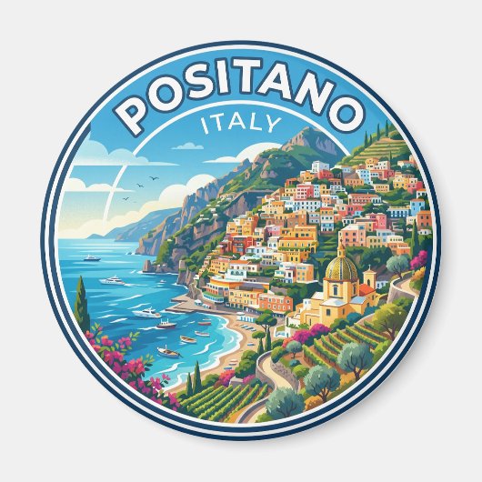 Positano Italien Magnet (Vorne)