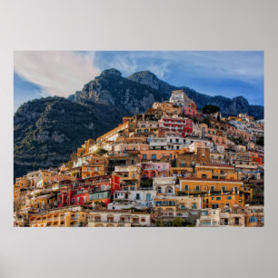 Positano, Italien Poster