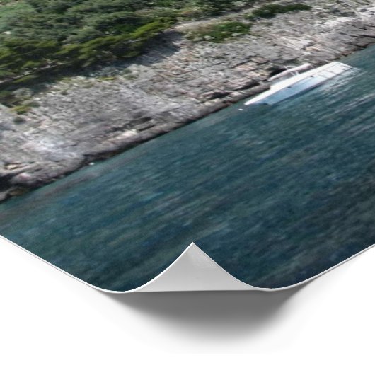 Positano, Italien Poster (Ecke)